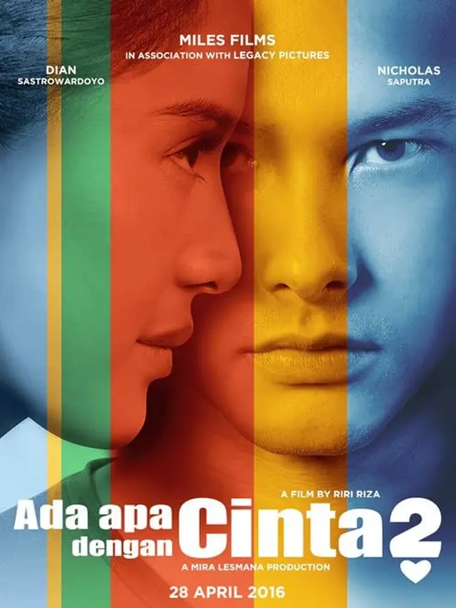 Poster Ada Apa Dengan Cinta 2. (Foto: Dok. Miles Films/ IMDb)