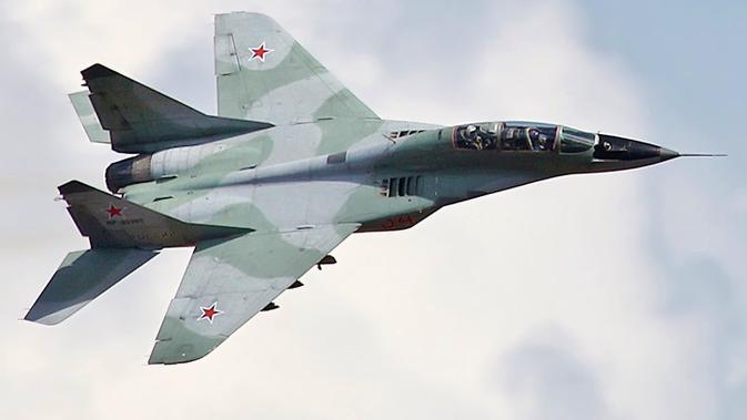 Pesawat jet tempur tipe MiG-29 milik Rusia (Wikipedia/Creative Commons)