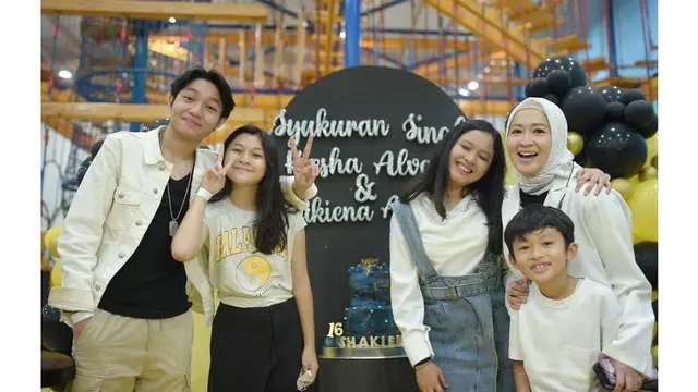 6 Momen Syukuran Single Kiesha Alvaro dan Shakiena Azalea, Dihadiri Pasha Ungu