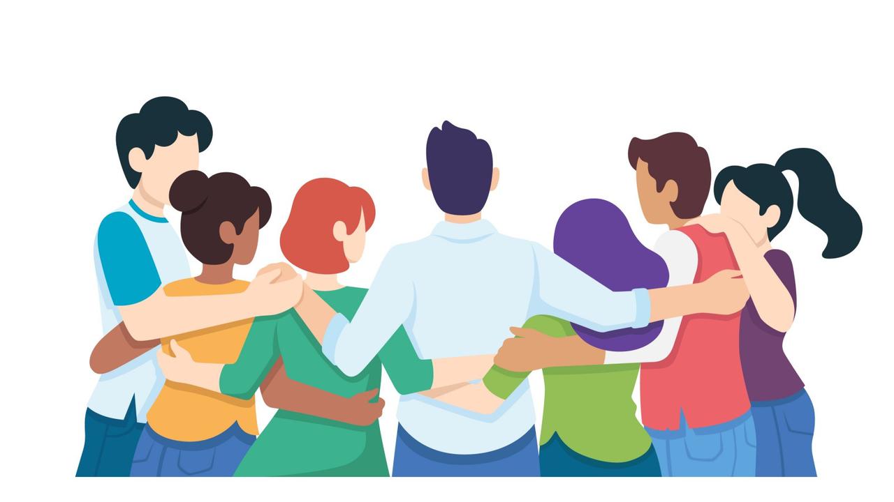 Ilustrasi respek, saling menghargai, toleransi, perbedaan, keragaman