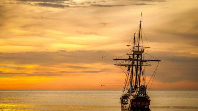 Ilustrasi kapal, pelaut