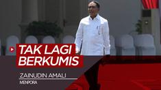 Berita video Zainudin Amali ditunjuk sebagai Menpora (Menteri Pemuda dan Olah raga) di Kabinet Indonesia Maju. Penunjukan tersebut membuat "tradisi" pria berkumis sebagai Menpora terhenti.