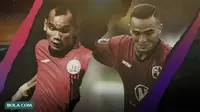 Raja Assist Riko Simanjuntak Vs Rizky Pora. (Bola.com/Dody Iryawan)