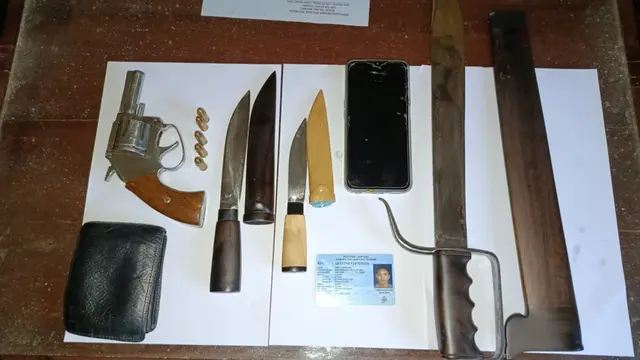 Dilaporkan Istri soal KDRT, Pria di Lampung Malah Datang ke Kantor Polisi Bawa Sajam
