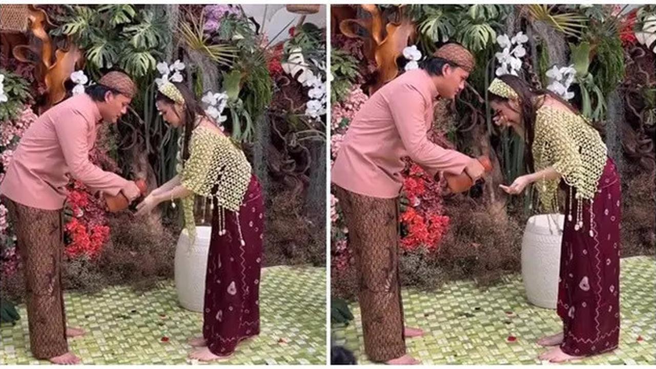 6 Momen Mahalini Wudhu dan Baca Al-Fatihah di Acara 7 Bulanan, Dituntun Rizky Febian