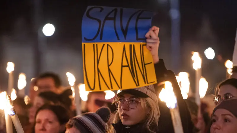 FOTO: Pesan Perdamaian dari Hungaria untuk Ukraina
