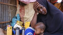 Kekeringan parah membuat lebih dari satu juta penduduk Somalia terpaksa meninggalkan rumah. (AP Photo/Farah Abdi Warsameh)