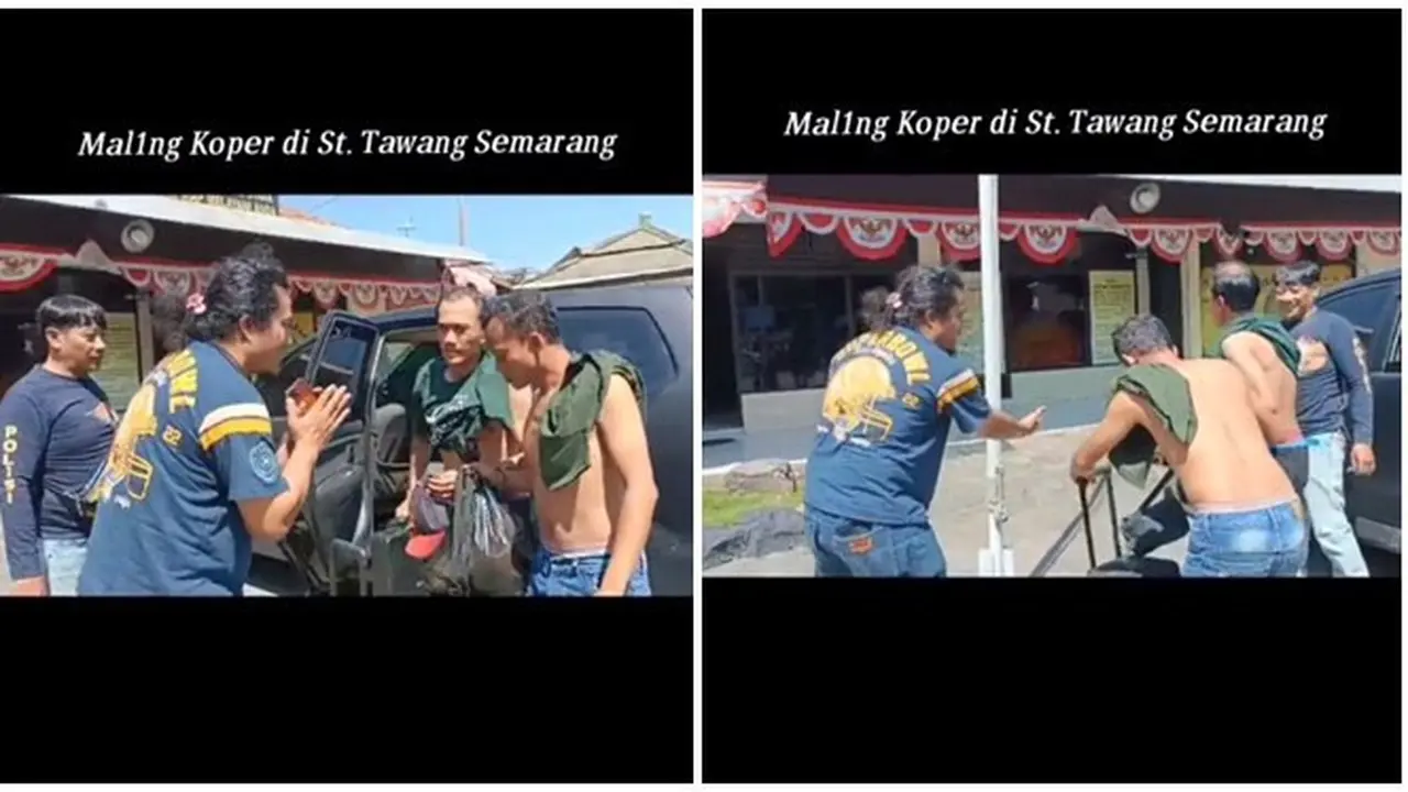Viral Aksi Polisi Sambut Pencuri Koper di Semarang Bak Tamu Ini Jadi Sorotan
