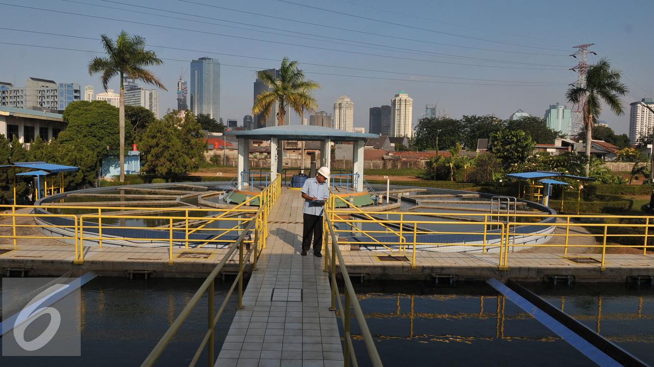 20150730- Persediaan Air Bersih di Instalasi pengolahan air palyja-Jakarta