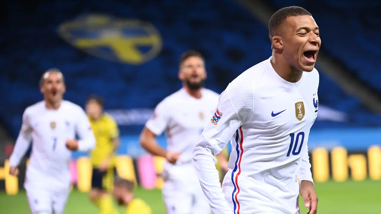 Gol Tunggal Kylian Mbappe Bawa Prancis Taklukkan Swedia di UEFA Nations League