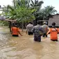 Banjir melanda Kabupaten Tanah Laut dan Kabupaten Tanah Bumbu, Kalimantan Selatan, akibat intensitas hujan yang tinggi. (Liputan6.com/ Ist)