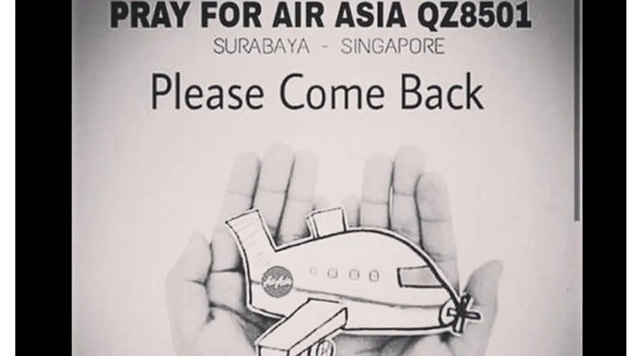 #PrayForAirAsia Kuasai Trending Topic Indonesia
