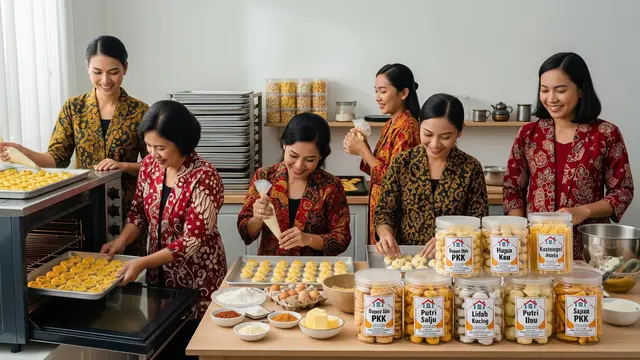 Ide Usaha Bersama Ibu PKK Berbasis Makanan Ringan/Gemini AI