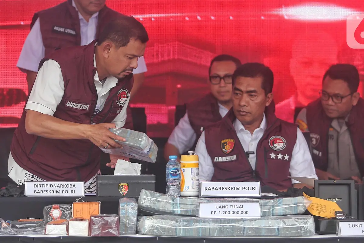 Bareskrim Polri Ungkap Kasus TPPU Hasil Peredaran Narkoba dengan Barang Bukti Senilai Rp211 Miliar