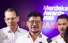 Berhasil Mitigas El Nino, Kementan Diganjar Penghargaan Merdeka Awards 2023