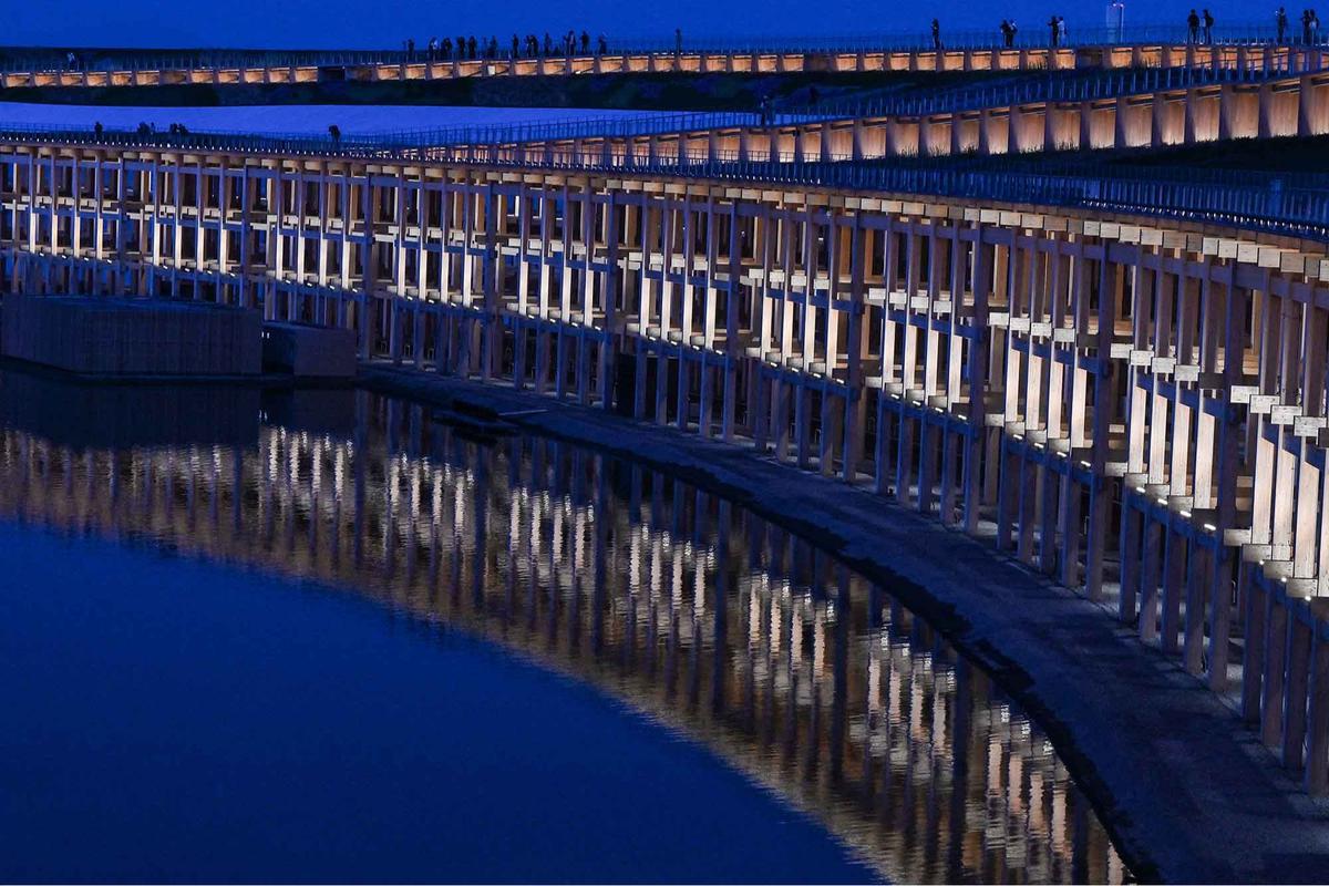 FOTO: Melihat Bangunan Struktur Kayu Terbesar di Dunia pada Perhelatan World Expo Osaka 2025