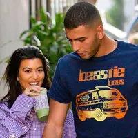 Younes Bendjima sepertinya tak suka ketika sang kekasih, Kourtney Kardashian, memamerkan keseksiannya di Instagram. (USWeekly)