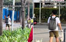 Pria Ini Sengaja Pungut Sampat saat CFD, Aksinya Viral Banjir Pujian