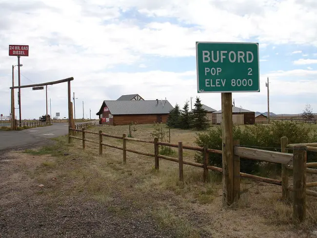 Buford, Wyoming, Amerika Serikat. (Sumber Facebook/frankenstoen)