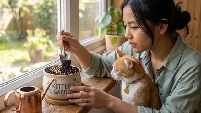 Cara Menanam Rumput Kucing di Wadah Kecil untuk Hewan Peliharaan