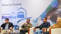 Garuda Indonesia Umrah Fair 2023 berikan potongan harga untuk para calon jemaah. (Dok: Liputan6.com/pramita)