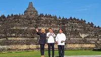 Prabowo Perkenalkan Candi Borobudur ke Presiden Macron: Ini Mahakarya Peradaban