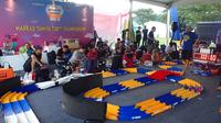 Area Tamiya Championship pada perhelatan Markas 2018 di Bintaro XChange Mall, Tangerang, pada 28-29 April. (Humas Markas 2018)