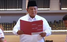 Momen Prabowo Bacakan Ikrar Sumpah Pemuda Bersama Siswa SD
