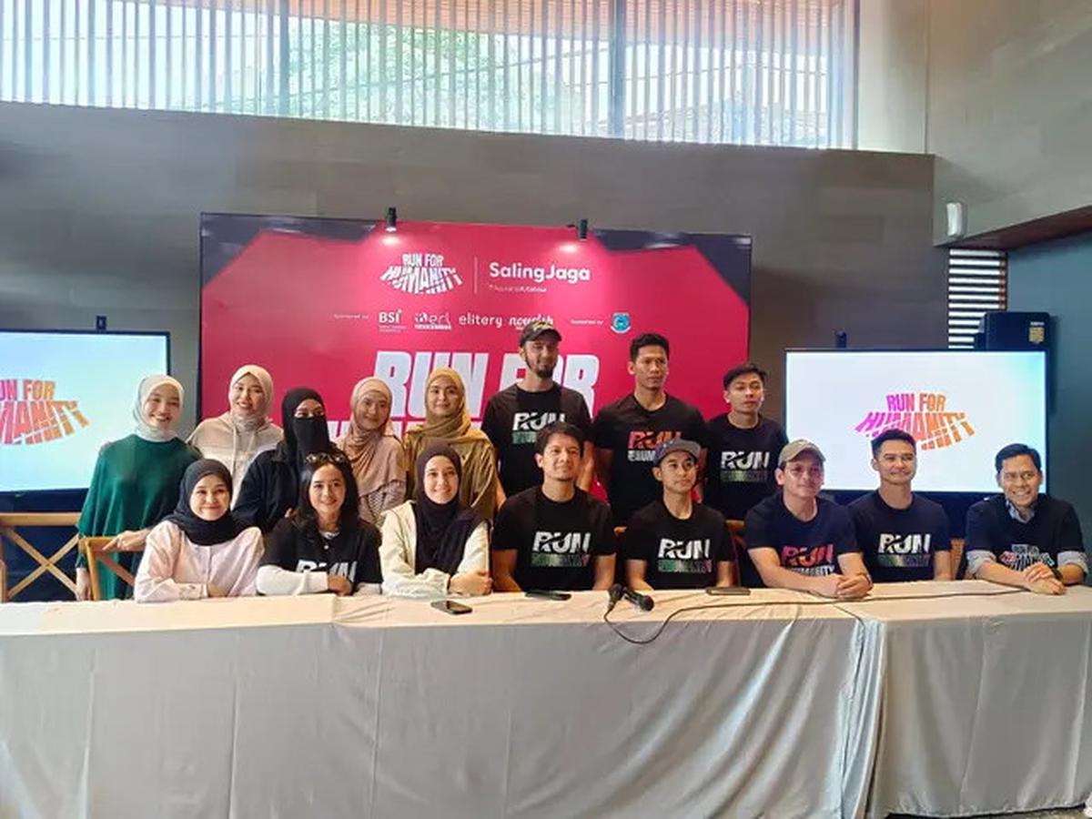 Dimas Seto dan Dhini Aminarti Ajak Masyarakat Berlari untuk Palestina Lewat Run for Humanity 2024