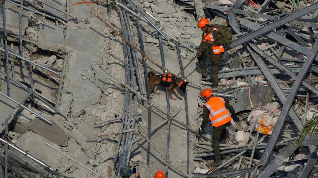 Gedung 10 Lantai di Filipina Ambruk 21 Orang Tewas, Kondisi Bayi Sungguh Menyedihkan