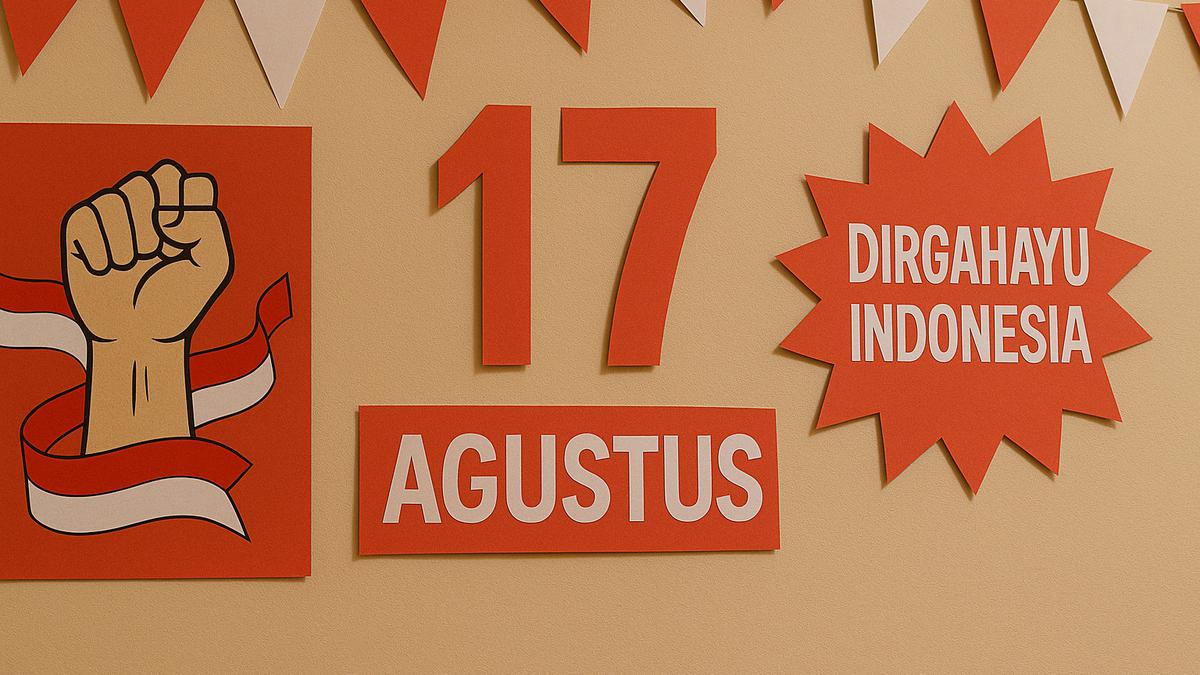 8 Hiasan 17 Agustus dari Kertas yang Kreatif dan Menarik, Meriahkan HUT RI ke-80