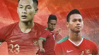 Timnas Indonesia - Hansamu Yama, Ryuji Utomo, dan Andi Setyo (Bola.com/Bayu Kurniawan Santoso)