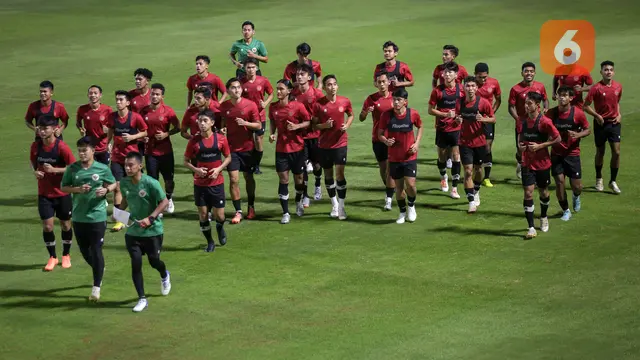 Foto: Tergabung di Grup A Sepak Bola SEA Games 2023, Timnas Indonesia U-22 Terus Geber Latihan