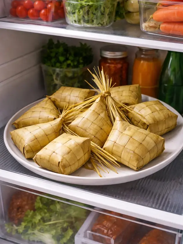 Menyimpan Ketupat di Kulkas