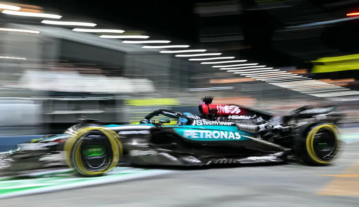 Kali pertama perhelatan Grand Prix Formula 1 Singapura pada 2008 lalu. (MOHD RASFAN/AFP)