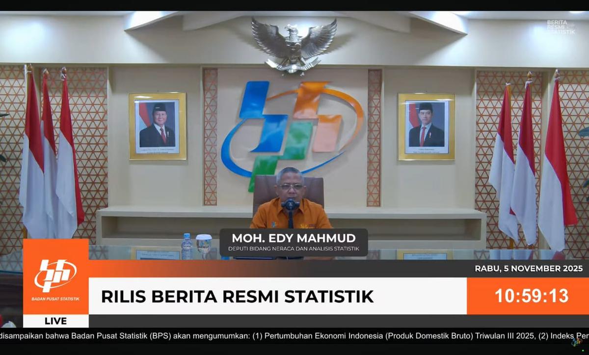 konferensi pers BPS