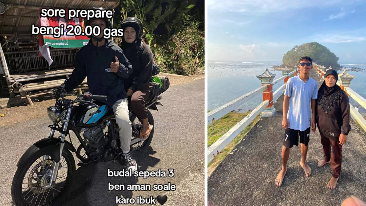 Pria Ini Pilih Touring Bareng Ibunda, Kisah di Baliknya Viral Banjir Pujian