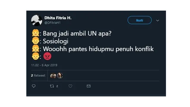 Jawaban Netizen Tentang UN Ambil Apa