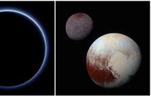 Hanya ada di Pluto, langit biru saat air dan es berwarna merah