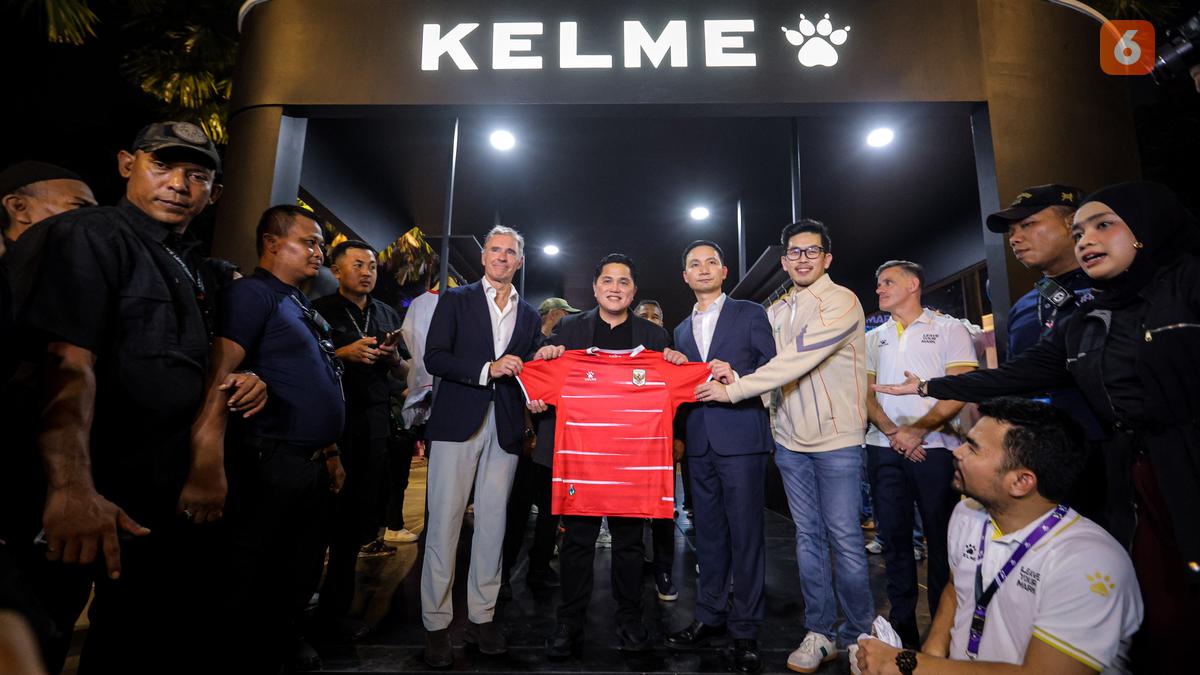 Resmi Dirilis, Erick Thohir Harap Jersey Baru Timnas Indonesia Bawa hoki
