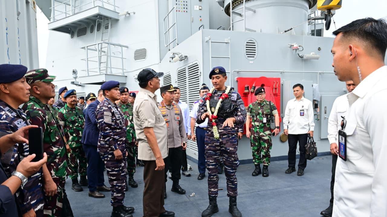 FOTO: KRI Brawijaya-320, Frigate Terbesar se-Asia Tenggara Resmi Perkuat TNI AL