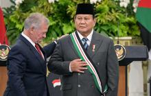 FOTO: Raja Abdullah II Anugerahkan Tanda Kehormatan Tertinggi Yordania kepada Presiden Prabowo