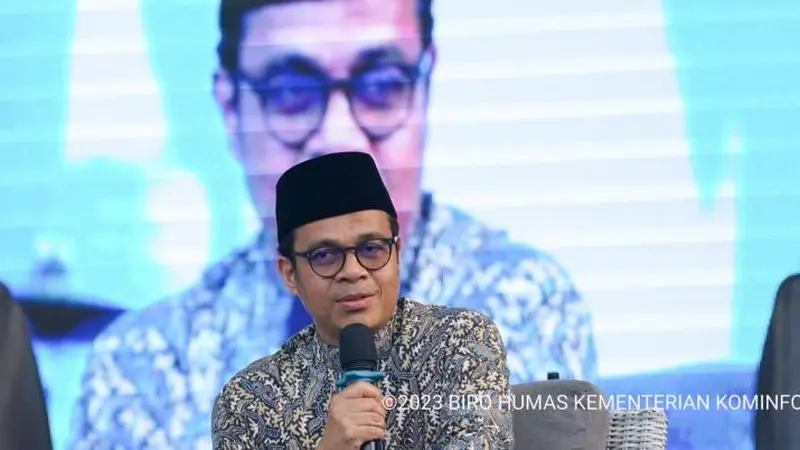 Wamenkominfo saat Parade Budaya dan Festival Santri 2023 di Indramayu