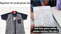 Meme perbedaan bocah zaman dulu vs sekarang habisin uang THR (Sumber: Instagram/sejiwatinja)