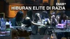 50 petugas BNN dibantu petugas Satnarkoba Polres Jakarta Utara mendatangi King Cross di kelapa Gading