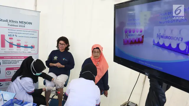 Peringati Hari Lansia Nasional 2019, Masyarakat Cek Risiko Neuropati