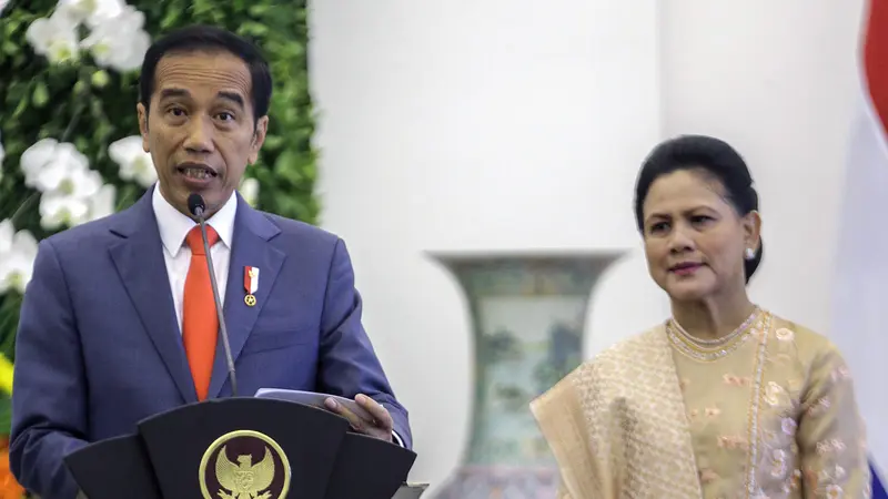 Presiden Jokowi dan Raja Belanda Sampaikan Keterangan Bersama