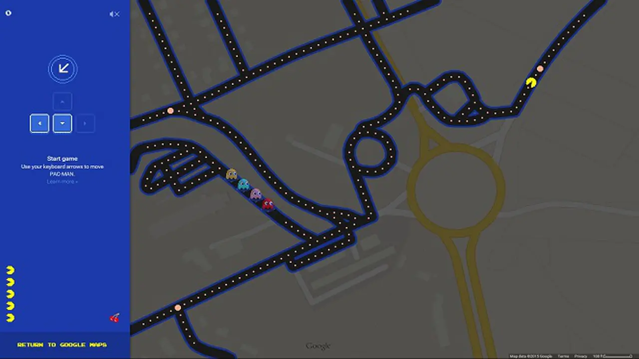 April Mop, Anda Bisa Main Pac-Man di Google Maps