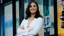 Aktris Gal Gadot berpartisipasi dalam BUILD Speaker Series untuk membahas film "Wonder Woman" di AOL Studios, New York, AS (23/5). Acara ini merupakan bagian dari promosi film 'Wonder Woman'. (Photo by Evan Agostini/Invision/AP)