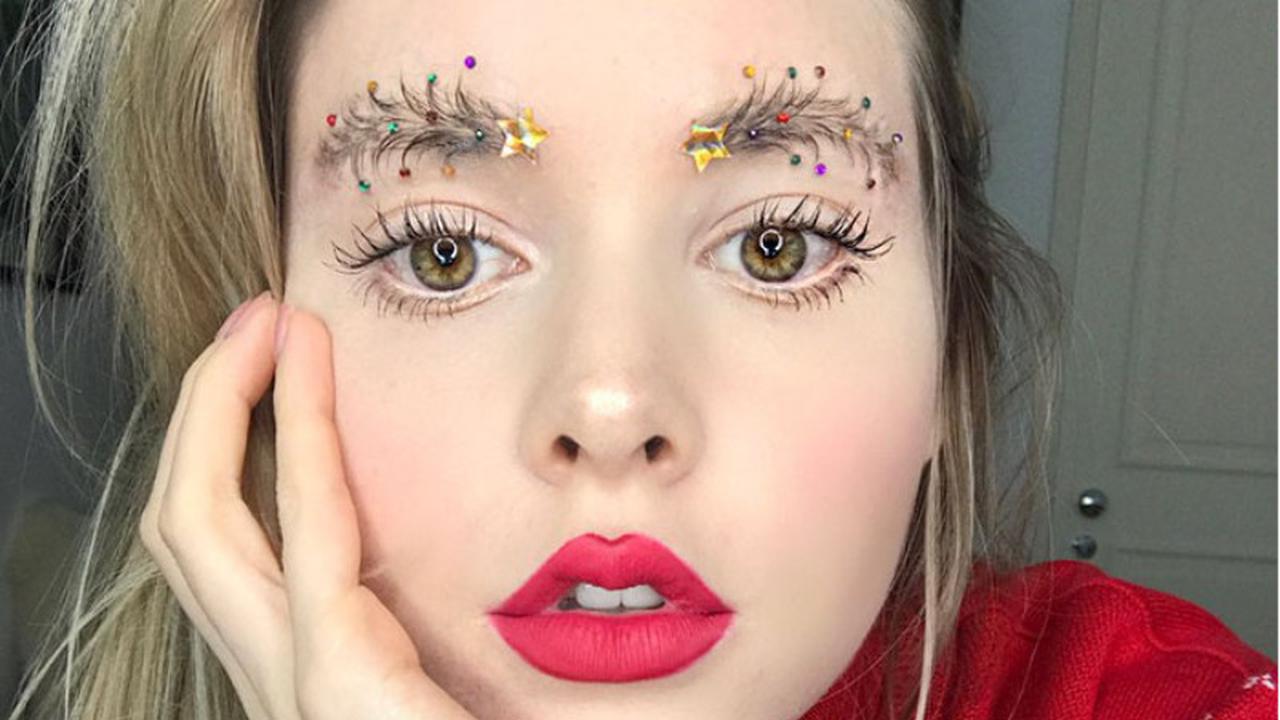 Sambut Liburan, Tren Alis Terbaru Ini Seperti Pohon Natal